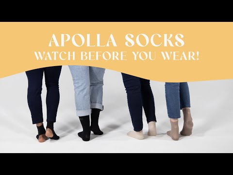 Apolla how-to-wear compression socks video guide