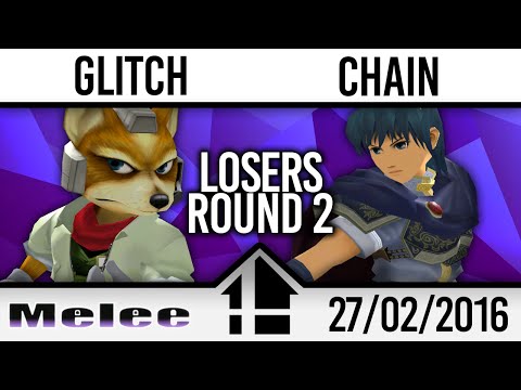 Melee @ Fragsoc Losers R2 - Glitch (Fox) vs Chain (Marth)