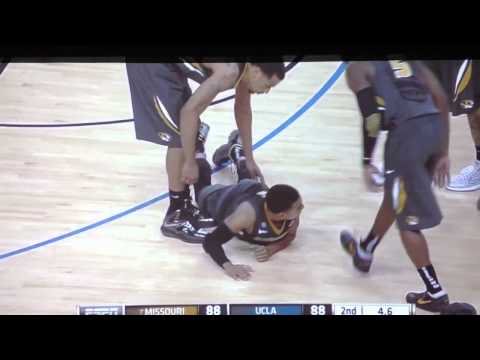Mizzou's Phil Pressey fouled hard with 4 seconds in regulation