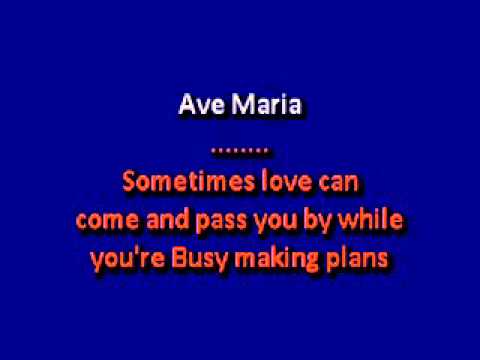 Beyonce Ave Maria karaoke