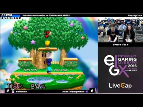 EGLX - VanillaRin vs SuperGirlKels - Smash 64
