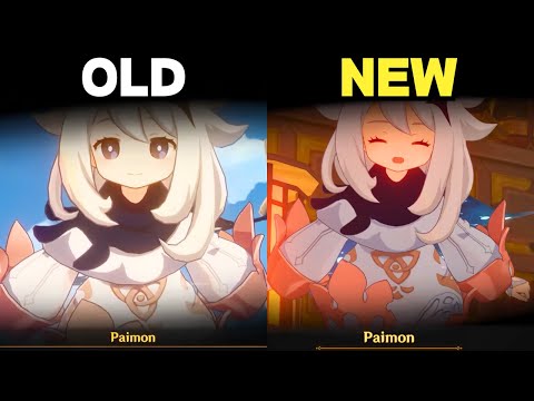 Waking up to the OLD vs NEW Paimon Voice