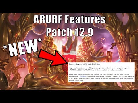 ARURF *CHANGES* IN PATCH 12.9!