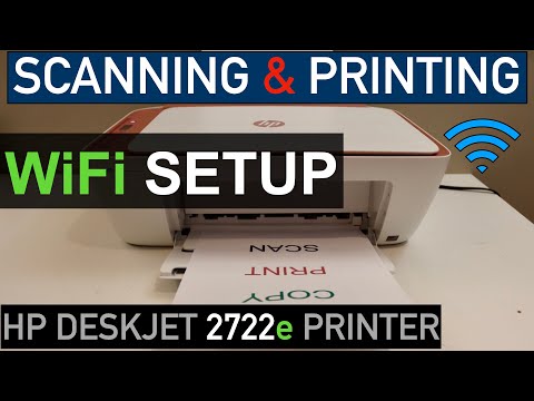 HP DeskJet 2722e WiFi Setup, Wireless Scanning & Printing Review.