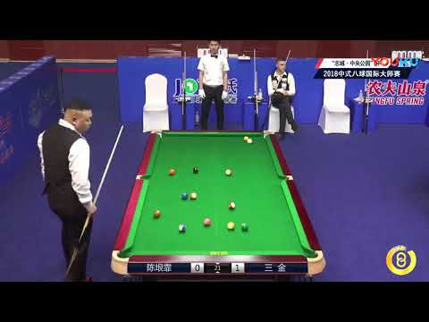 Chen Yinfei VS Sanjin Pehlivanovic (BIH) - World Chinese 8 Ball Masters Tour 2018-2019 Stop 2 Siping