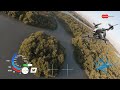 DJI FPV Casual Flight Over The Sea With DASHWARE Overlay Cinematic