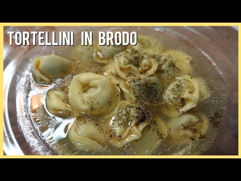 como hacer TORTELLINI IN BRODO Receta Italiana #tortellini