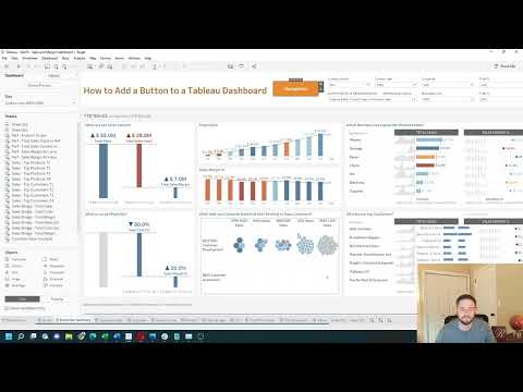 How to Create a Button in a Tableau Dashboard Using a Navigation Object