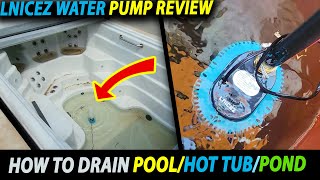 Cheap Water Pump Review - Pool Drainage Pump / Drain Hot Tubs with Ease! 3000L/H Flow