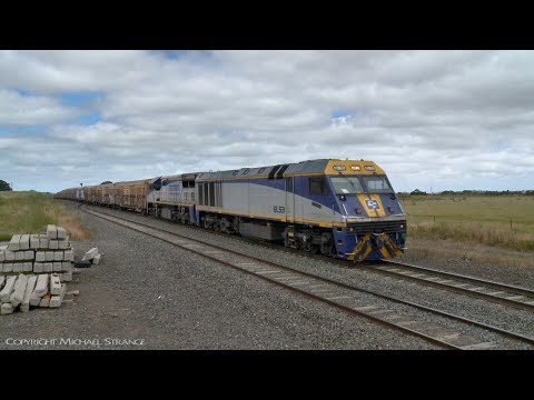 9723V SCT Freight Train To Dooen With EL53 & VL361 (21/11/2021) - PoathTV Australian Railways