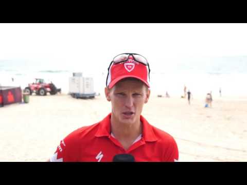 Brent McMahon at 2016 Ironman 70.3 World Championship in Mooloolaba, Australia