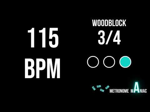 3/4 Metronome 115 BPM