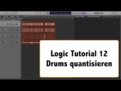 Logic Pro X deutsch Tutorial Teil 12 - Flex Time Drums Logic Pro X