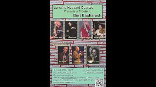 Lorraine Nygaard Quartet presents A Tribute to Burt Bacharach - Sep. 29, 2023