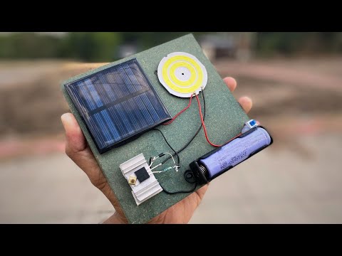 DIY Smart Solar Lamp This Turns On Automatically at Night