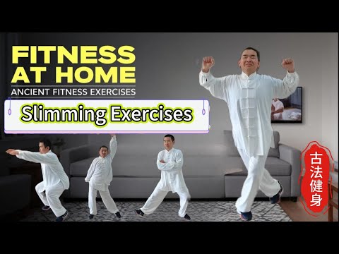 Get FIT with Easy Tai chi Slimming Exercises Workout at Home! #taichi