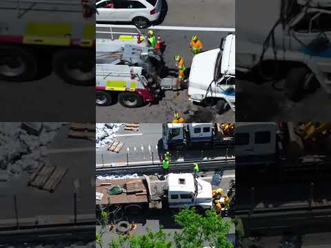 acidente na via Lagos#imagemaerea #riobonito