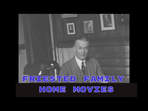 1926 FRIESTEDT FAMILY HOME MOVIES   PLAYER PIANO ROLL FACTORY, ARIZONA, CUBA, MIDWEST TRIPS XD46114