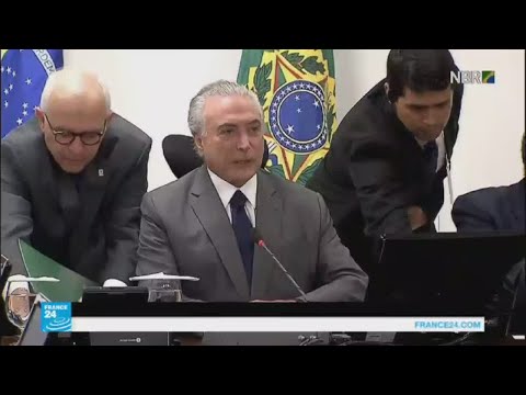 اتهام الرئيس البرازيلي ميشال تامر بتلقي رشوة قدرها نصف مليون ريال برازيلي