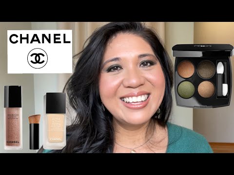 CHANEL BLURRY GREEN PALETTE || Swatches, Demo & Review on BROWN / TAN SKIN