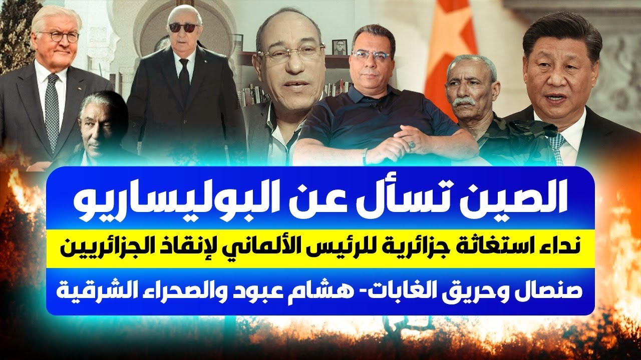 الصين تسأل عن البوليساريو -نداء استغاثة جزائرية -صنصال وحرائق الغابات -عبود و