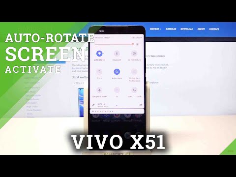 How to Activate Auto-Rotation Screen option – Display Settings on VIVO X51 5G