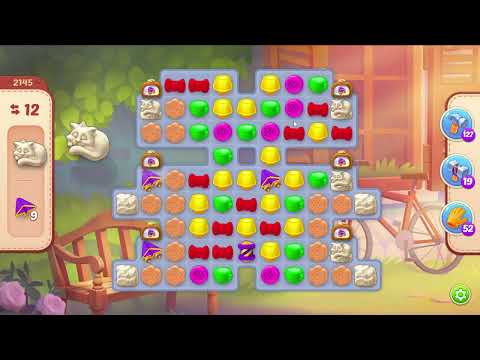 Homescapes 2145 Level - 15 moves - NO BooSTERS