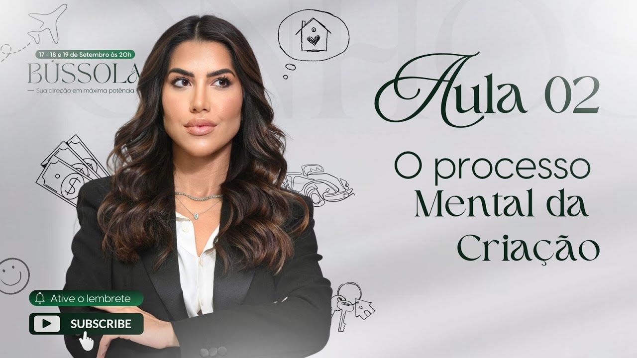 BÚSSOLA: O processo Mental da Criação - Aula 02 | Eduarda Escobar