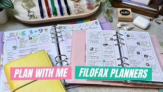 🔴 Plan With Me! | Filofax Domino Soft Planners | June 3 - 9