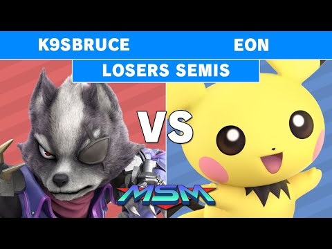 MSM 182 - PA | K9sbruce (Wolf) vs Eon (Pichu) Losers Semis - Smash Ultimate