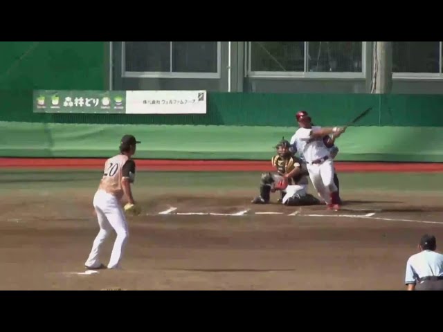 【ファーム】イーグルス・耀飛がレフト前タイムリーヒットを放つ!! 2020/8/25 E-F(ファーム)