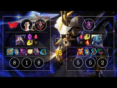 WE yimeng Kassadin vs Fizz Mid - KR GrandMaster Patch 10.11