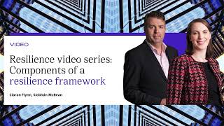Resilience Series: Components of a resilience framework