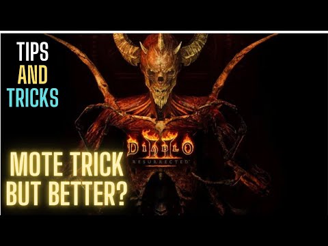 [TIPS AND TRICKS] D2R, This Is Better Than The Mote Trick, I Promise! Easy Mephisto Farm.