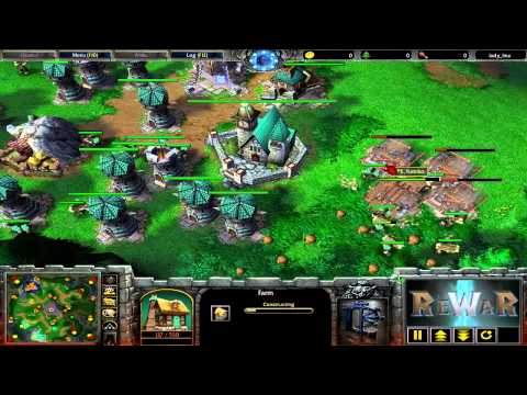 HPE.Yumiko(HU) vs HLAoo(UD) - WarCraft 3 gameplay - RN398