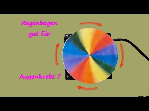 Regenbogen und Rot + Grün, irritieren die die Augen und Sinne ?