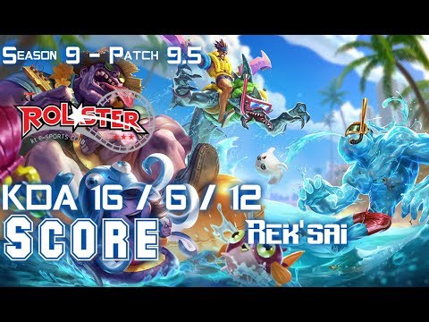 KT Score REK'SAI vs JARVAN IV Jungle - Patch 9.5 KR Ranked