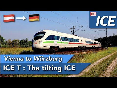 The only tilting ICE of DB : The ICE T between Vienna and Germany