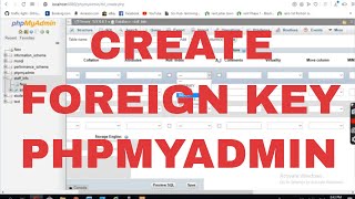 Create a foreign key in phpmyadmin and related to primary key