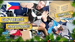 FILIPINA sent me HUGE BALIKBAYAN BOXES for CHRISTMAS! 😱🇵🇭 (Unboxing)
