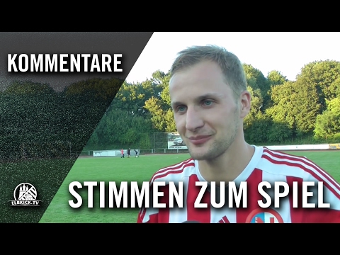 Die Stimmen zum Spiel (SC Condor - FC Eintracht Norderstedt, 2. Runde Pokal der 1. Herren 16/17)