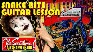 Easy Guitar Lesson: Sensational Alex Harvey Band (SAHB): &quot;Snake Bite&quot;