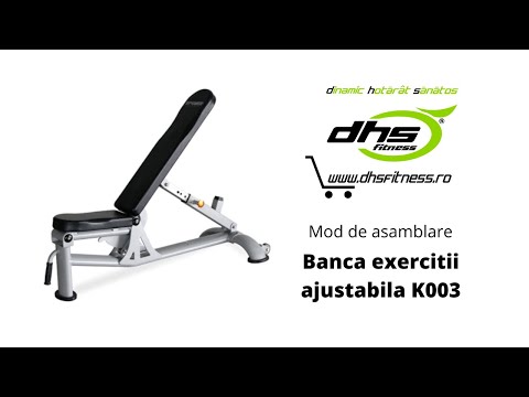 Banca Abdomene Ajustabila K003 - Negru