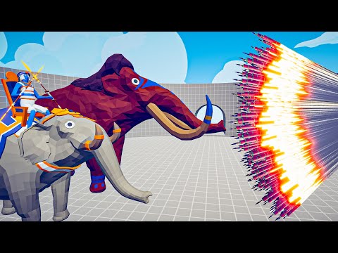ELEPHANT & MAMMOTH vs EVERY GODS | TABS - Totally Accurate Battle Simulator