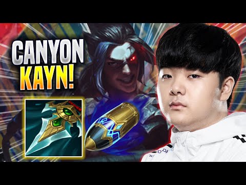 CANYON TRIES KAYN WITH NEW BUFFS! - DK Canyon Plays Kayn JUNGLE vs Maokai! | Season 2023