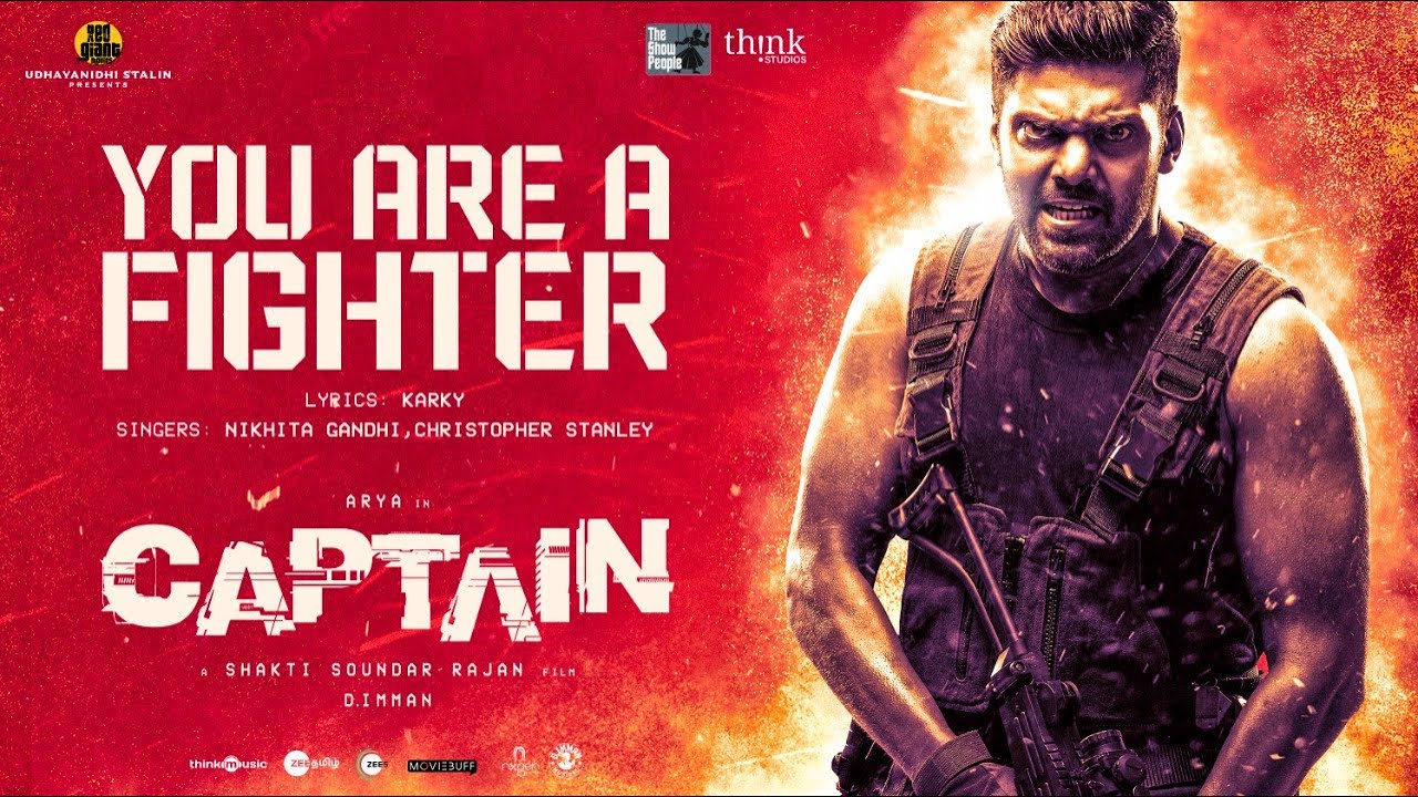 You Are A Fighter Song Lyrics | Captain 2022 | Nikhitha Gandhi, Christopher Stanley