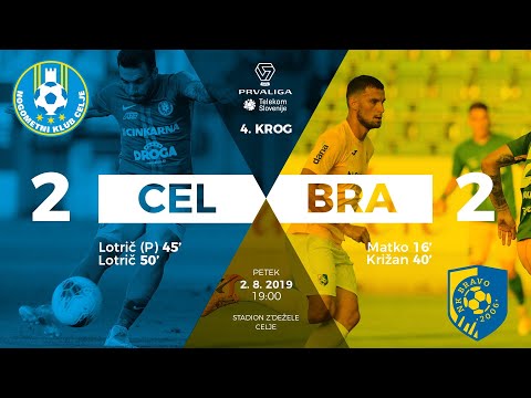 4.krog: Celje - Bravo 2:2 ; Prva liga Telekom Slovenije 2019/2020