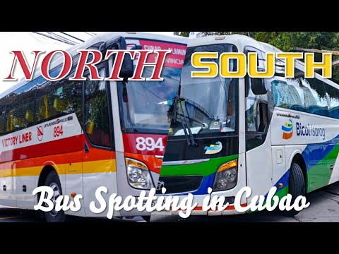 NORTH and SOUTH Runners Bus Spotting in Cubao! | Bus Spotting #11