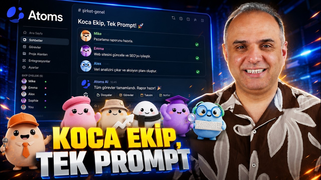 Mike, Emma, Alex: tüm yazılım şirketi tek sohbette