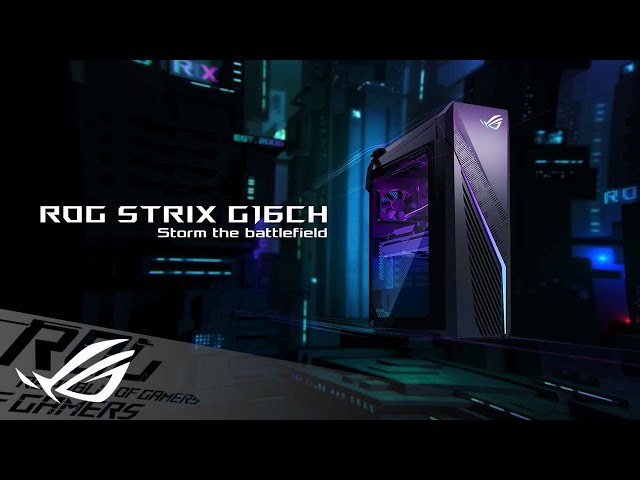 ASUS ROG Strix G16CH G16CH-1370KF0960 Intel® Core™ i7 i7-13700KF 32 GB DDR4-SDRAM 1 TB SSD NVIDIA GeForce RTX 4080 Tower PC Nero, Grigio video